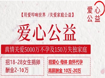 辉南捐卵助孕生子 爱心志愿者招募